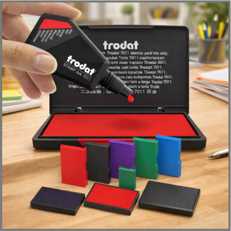 Cartridge and ink pads