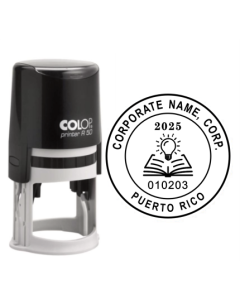 TRR-50-B-01 Sello Redondo Personalizado con Logo