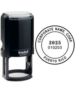 TR4645-B-01 Custom Round Stamp