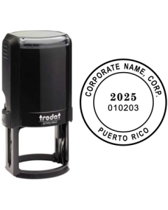 TR4642-B-01 Custom Round Stamp