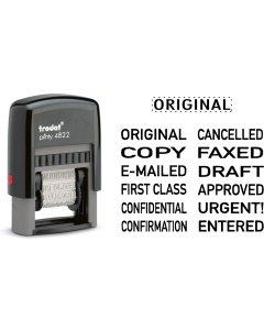 TR4822 Stock Self-Inking Phrase Stamp